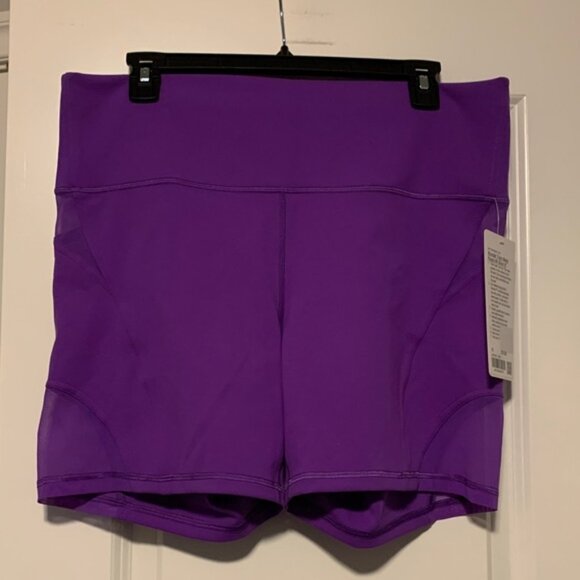 lululemon athletica Vibrant Purple Athletic Shorts, Size 14, NWT - Picture 1 of 7